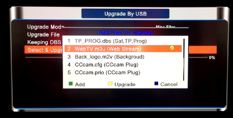 How to setup IPTV on Openbox